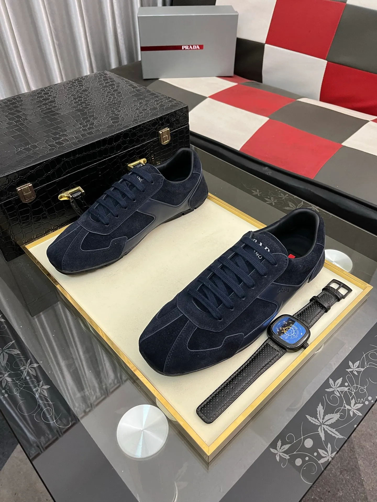 Men's men's shoes 💰458⌚️⌚️prada: New casual shoes for spring and summer, sports sneakers, fabric: imported cowhide, lining: original lining, sole: original sole, size: 38-443️⃣colors available